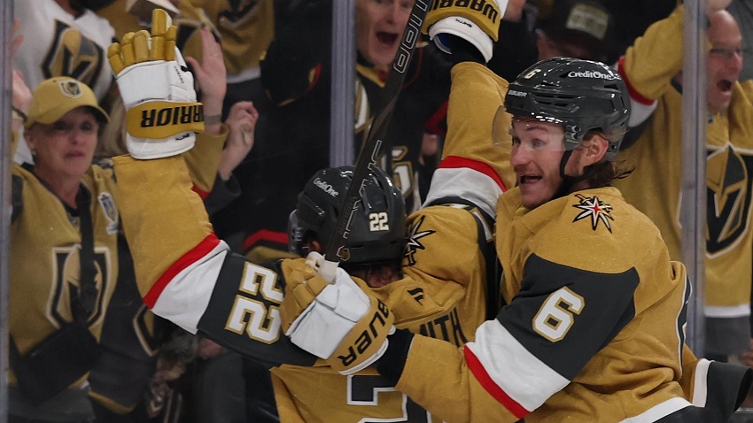 Vegas Golden Knights har nået NHL Final Four for tredje gang i klubbens historie